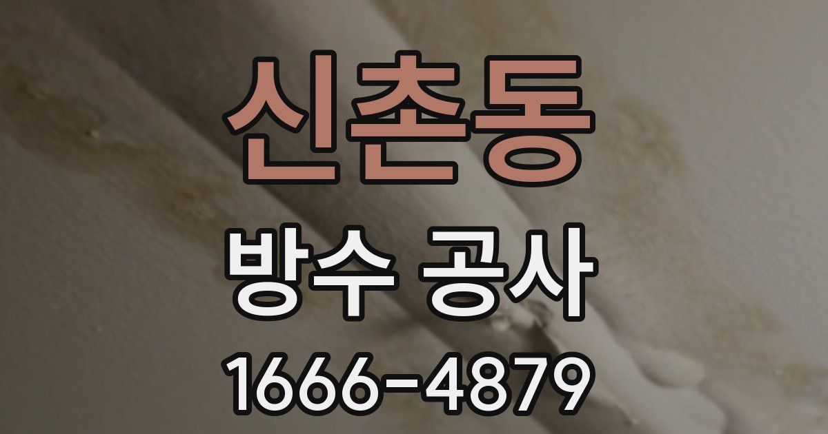 신촌동 방수 공사