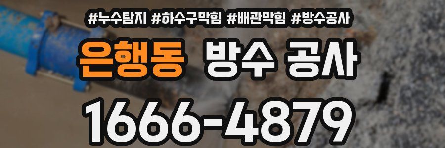 은행동 방수 공사