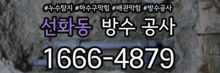 선화동 방수 공사