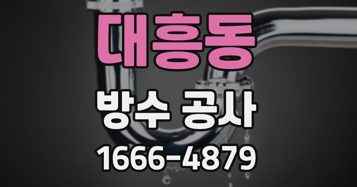 대흥동 방수 공사