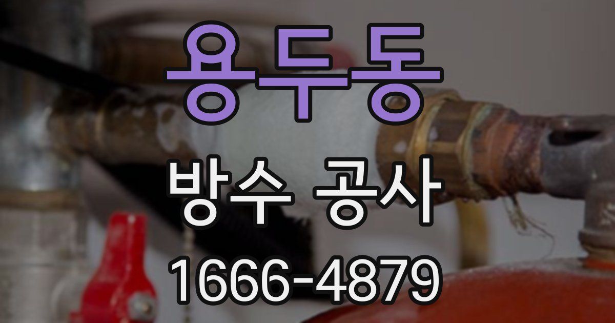 용두동 방수 공사