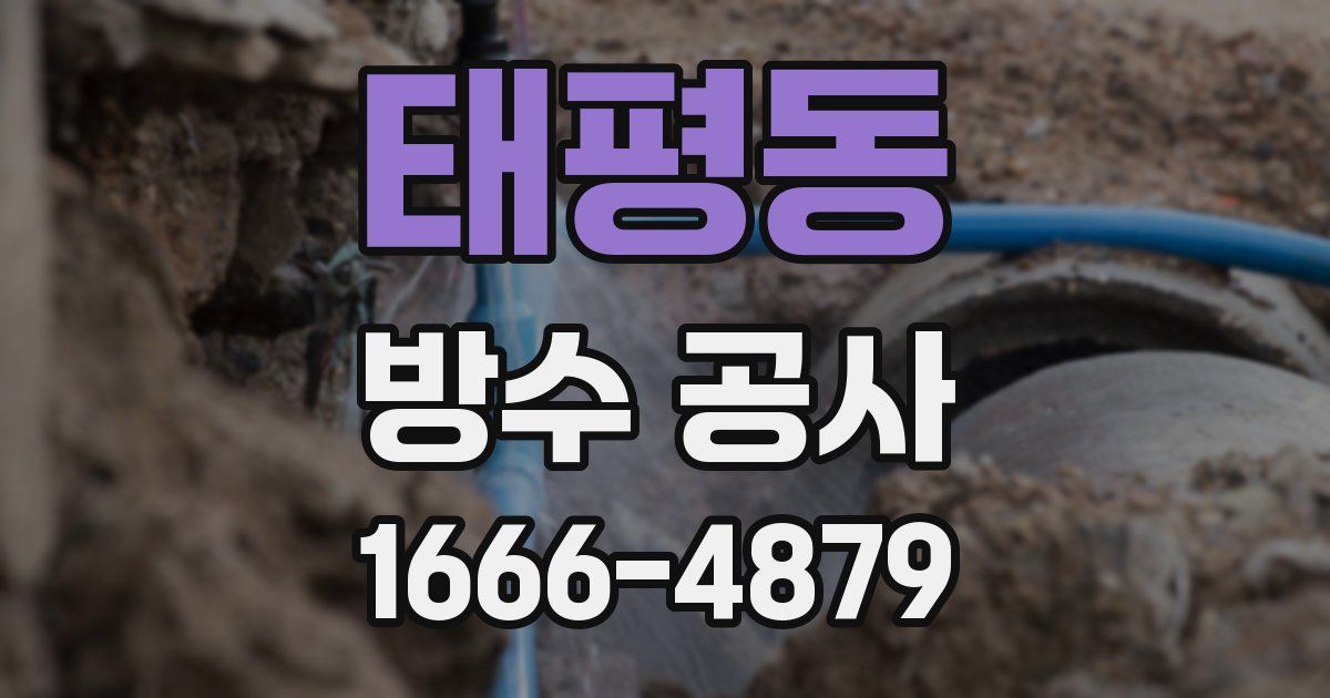 태평동 방수 공사