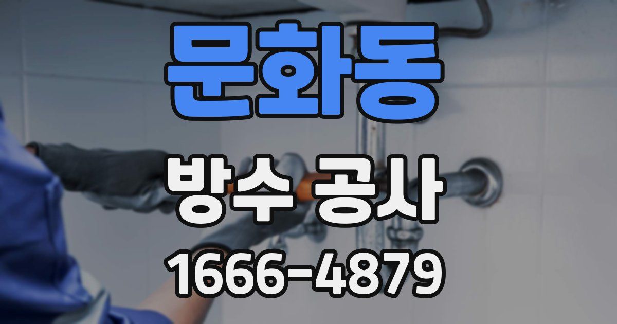문화동 방수 공사