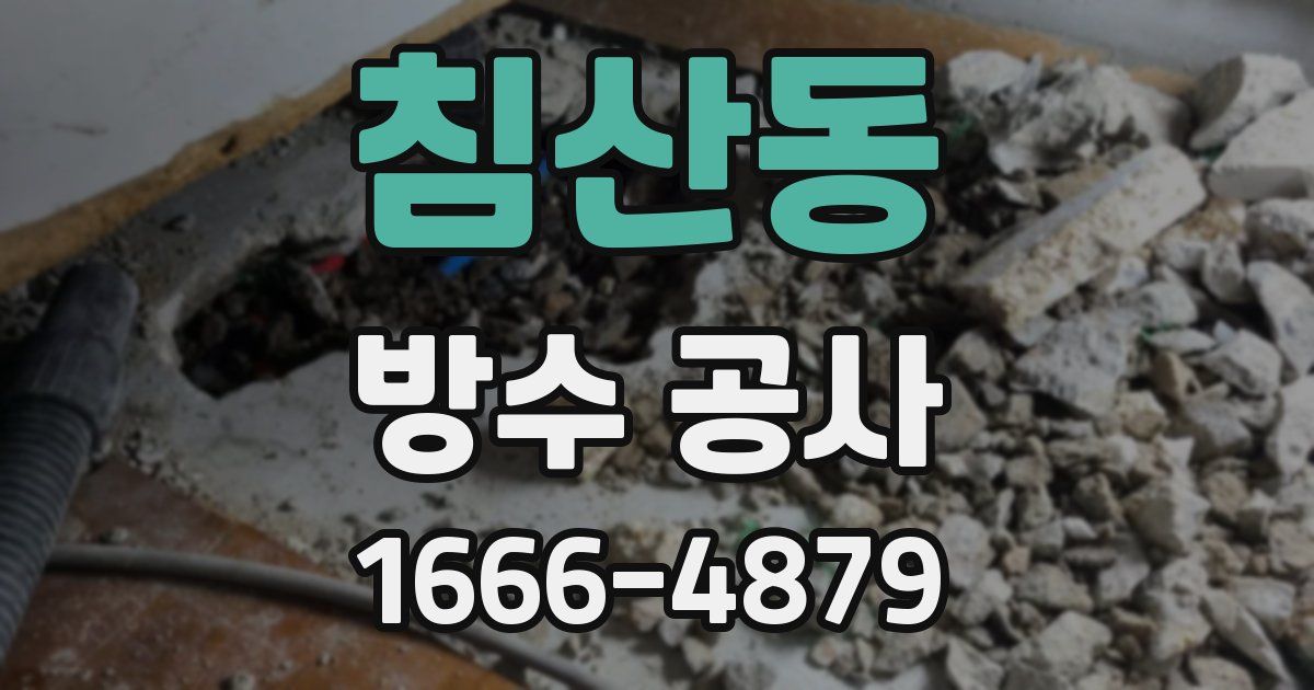침산동 방수 공사