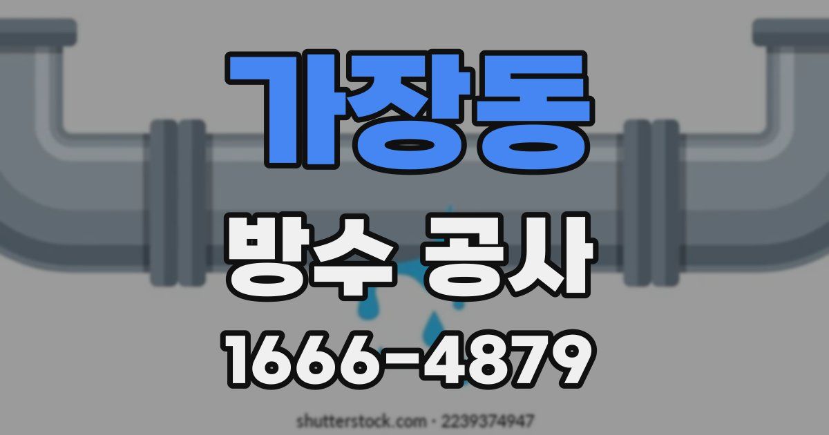 가장동 방수 공사