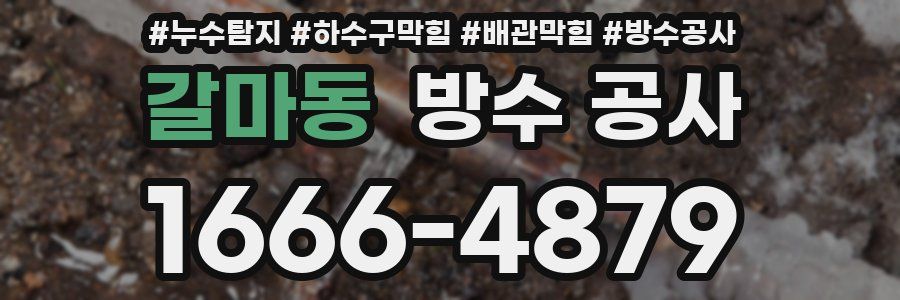 갈마동 방수 공사