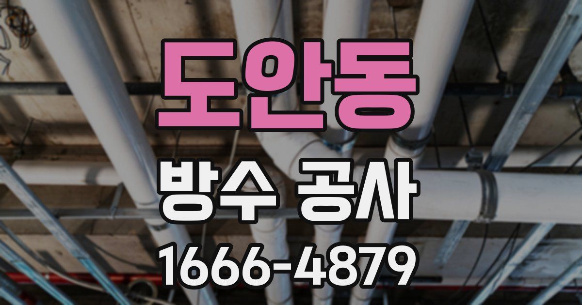 도안동 방수 공사