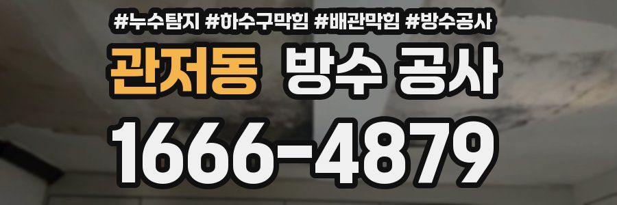 관저동 방수 공사