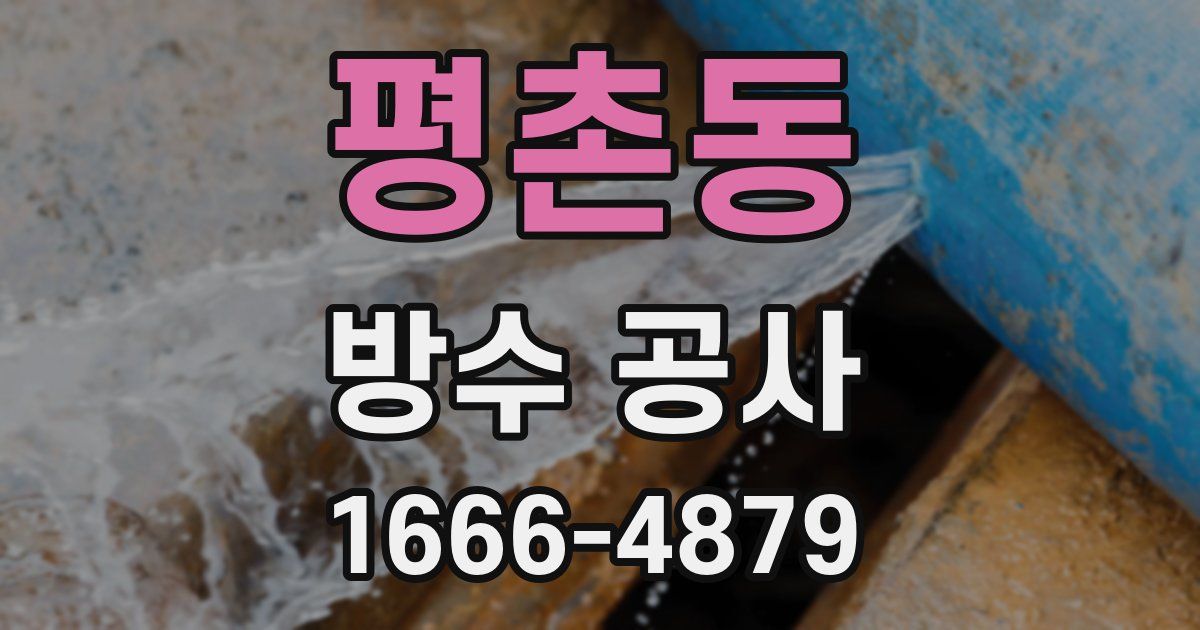 평촌동 방수 공사