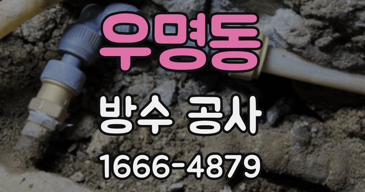 우명동 방수 공사