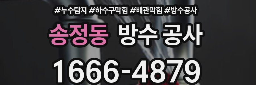 송정동 방수 공사