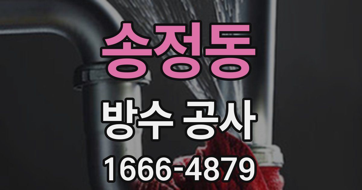 송정동 방수 공사