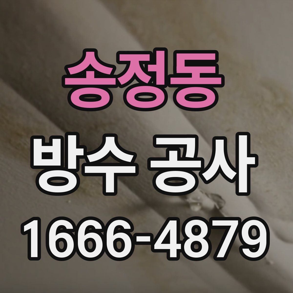 송정동 방수 공사