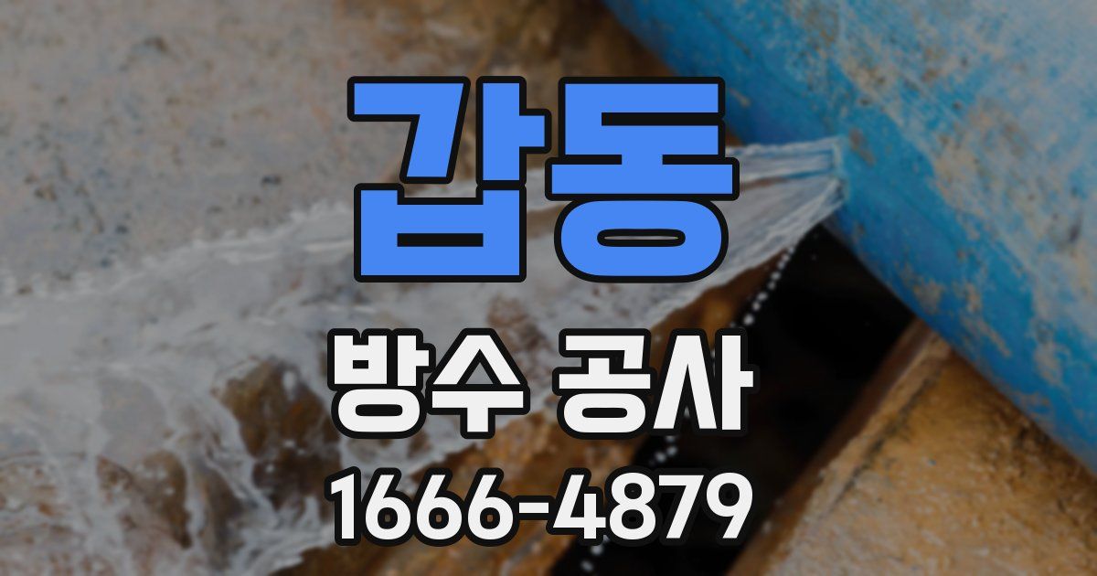 갑동 방수 공사