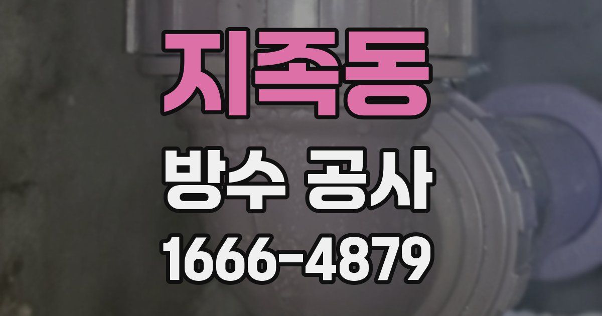 지족동 방수 공사
