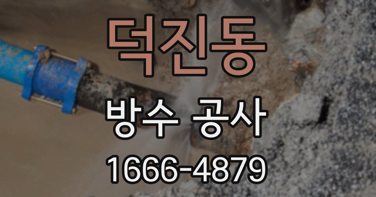 덕진동 방수 공사