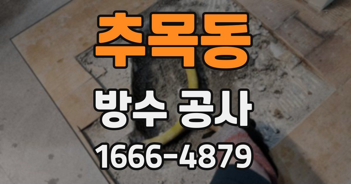 추목동 방수 공사