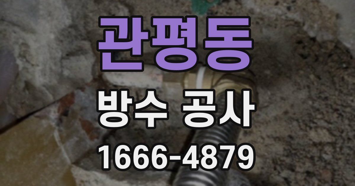 관평동 방수 공사