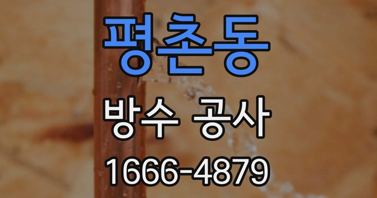 평촌동 방수 공사