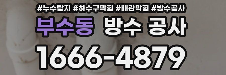 부수동 방수 공사
