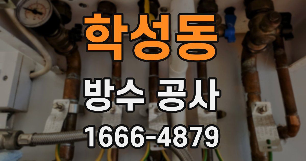 학성동 방수 공사