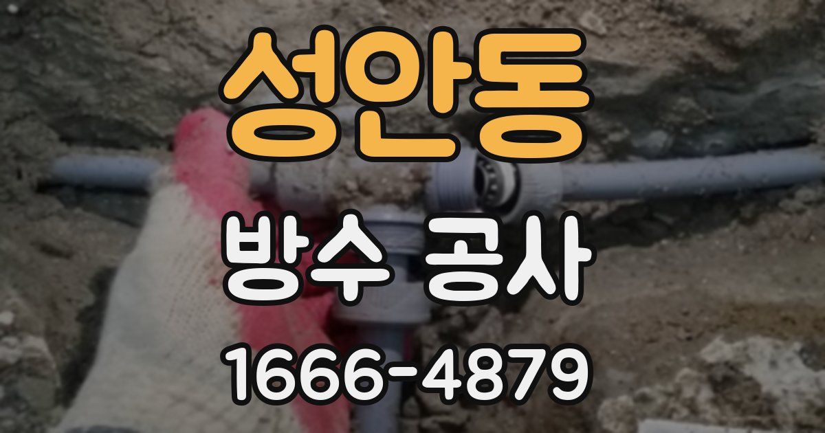 성안동 방수 공사