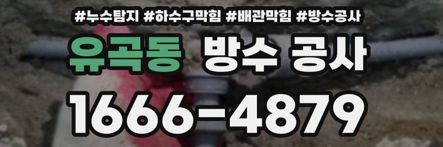 유곡동 방수 공사