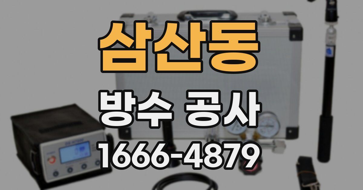 삼산동 방수 공사