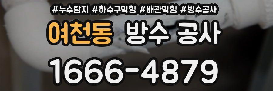 여천동 방수 공사