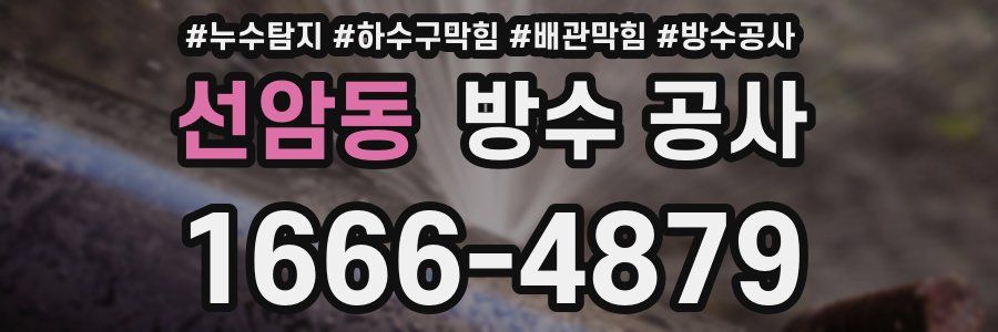 선암동 방수 공사
