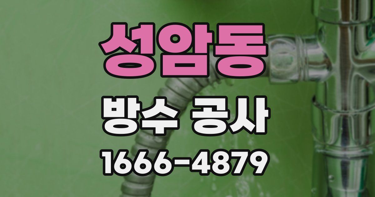 성암동 방수 공사