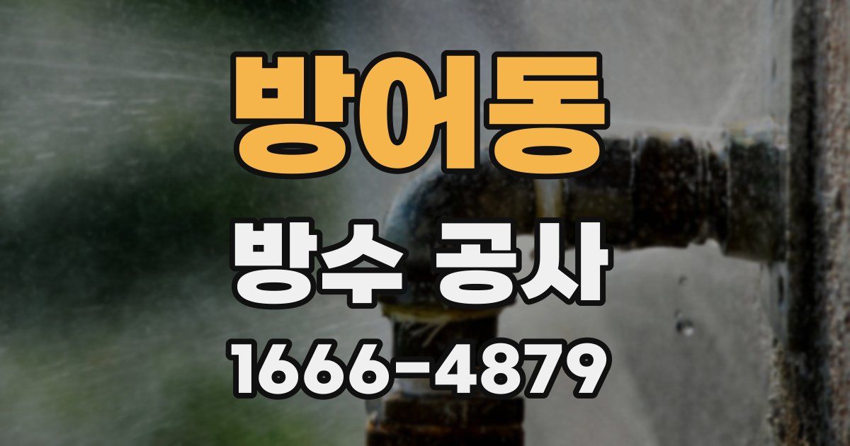 방어동 방수 공사