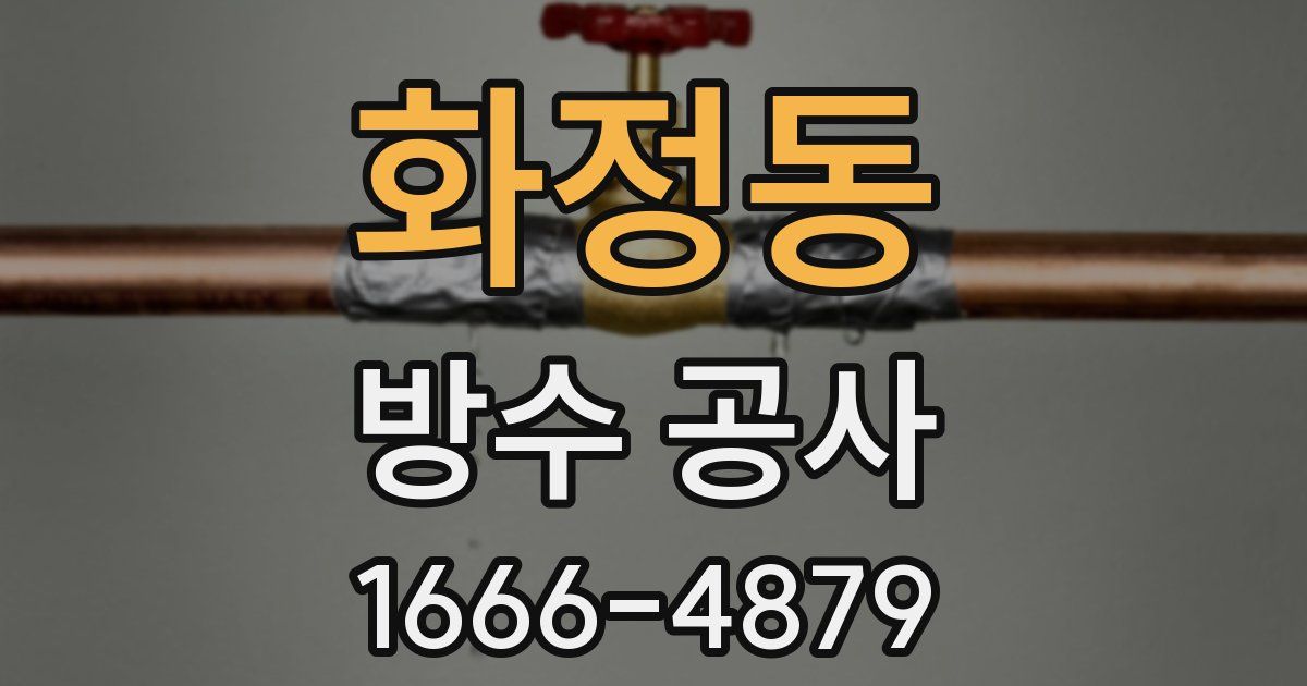 화정동 방수 공사