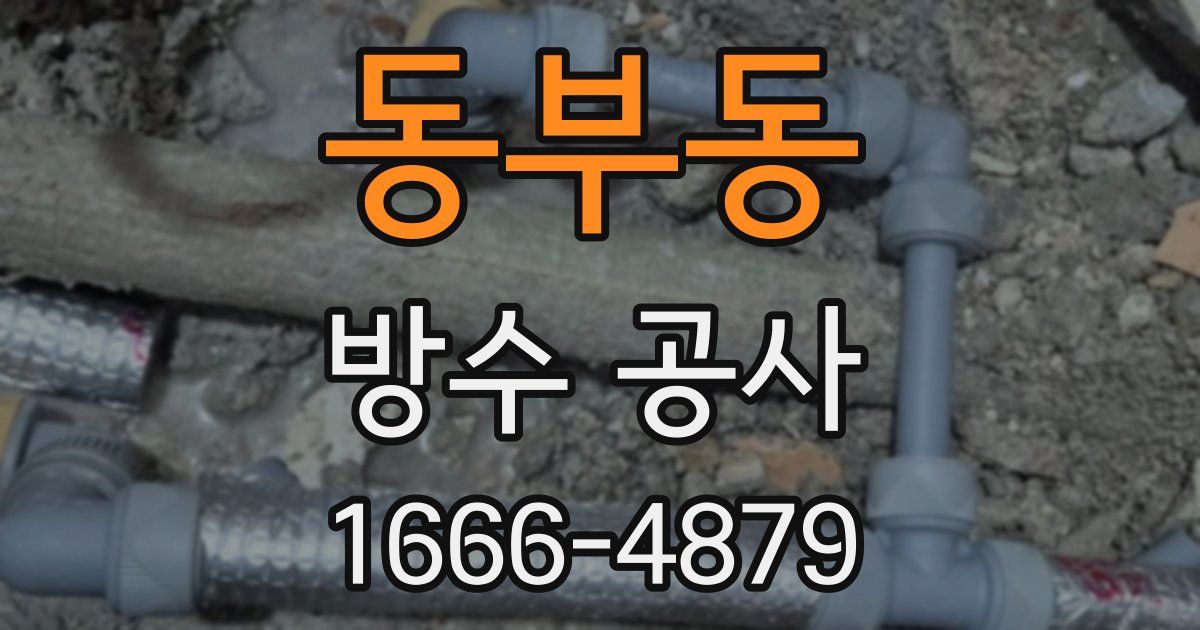 동부동 방수 공사