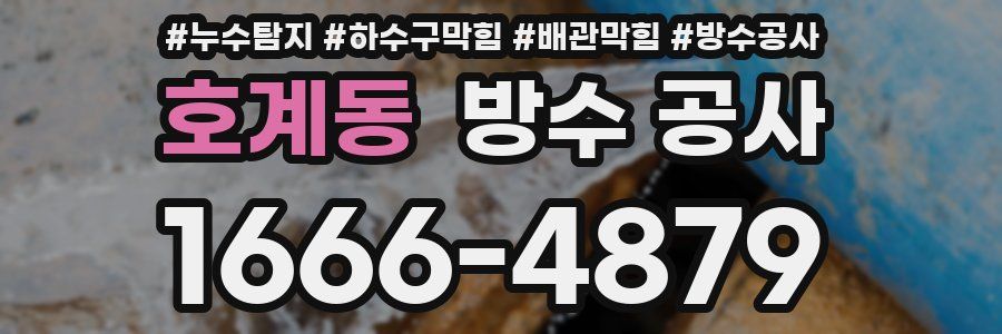 호계동 방수 공사