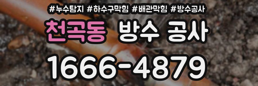 천곡동 방수 공사