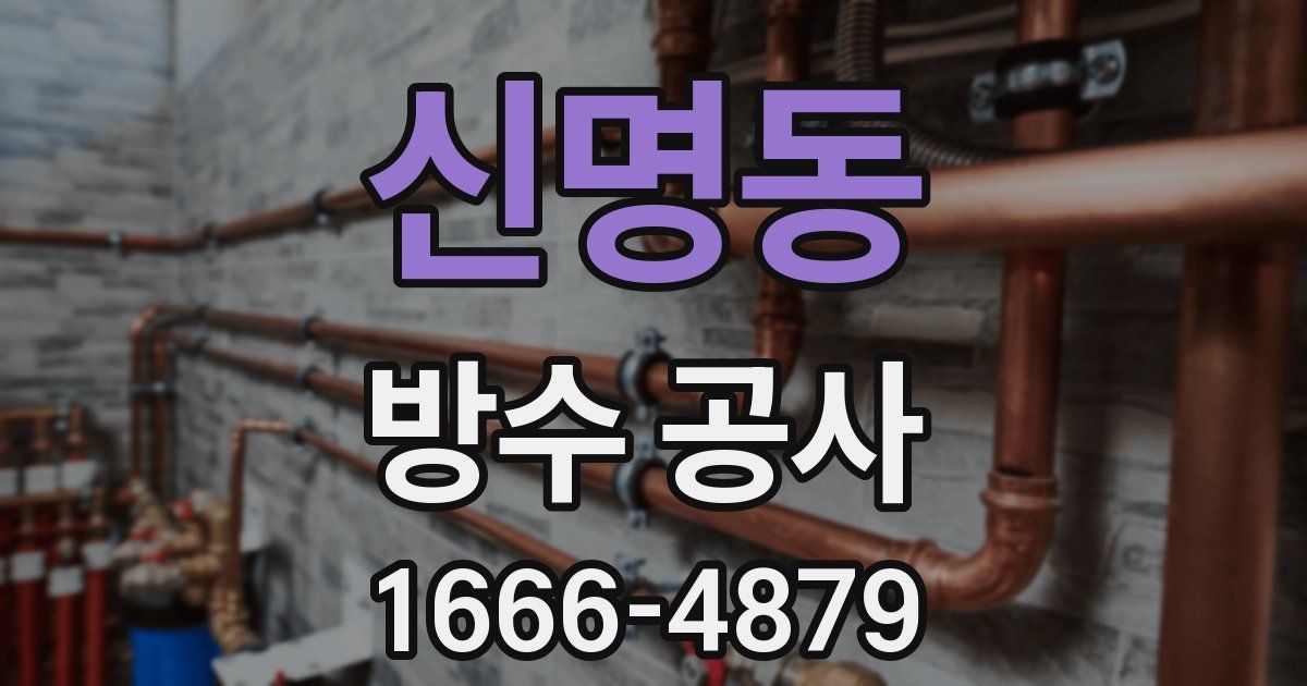 신명동 방수 공사