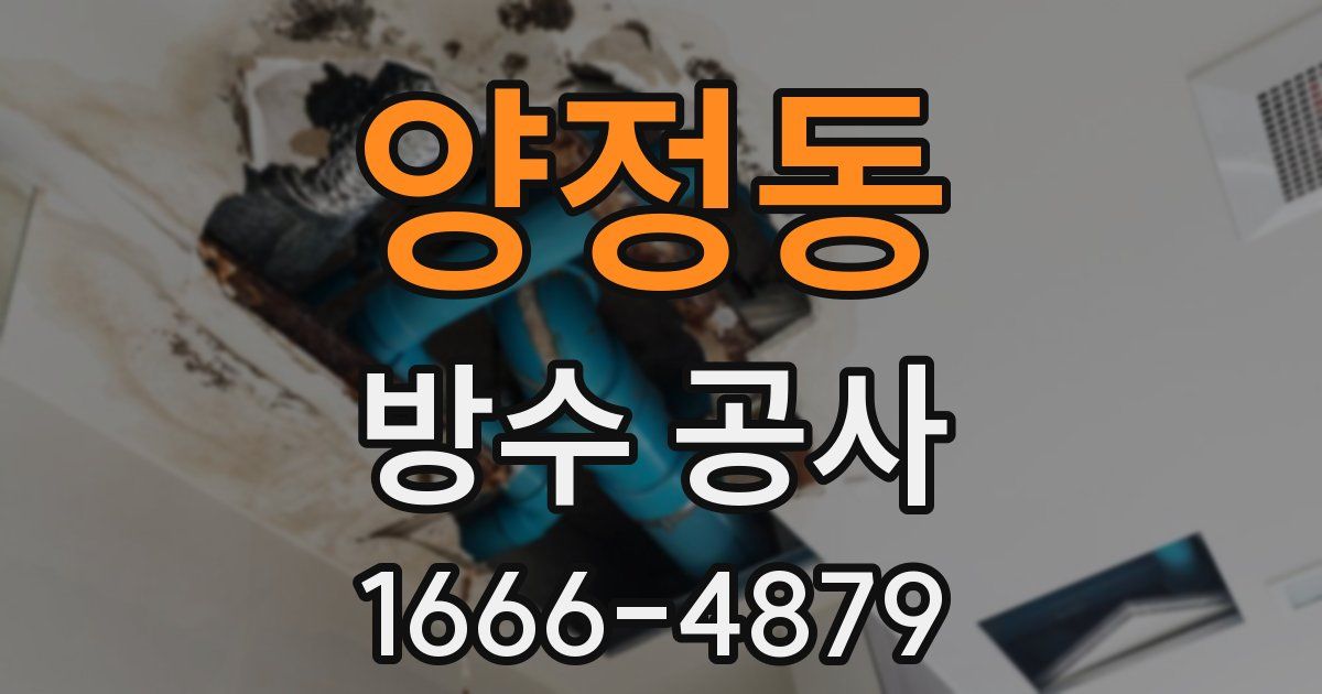 양정동 방수 공사
