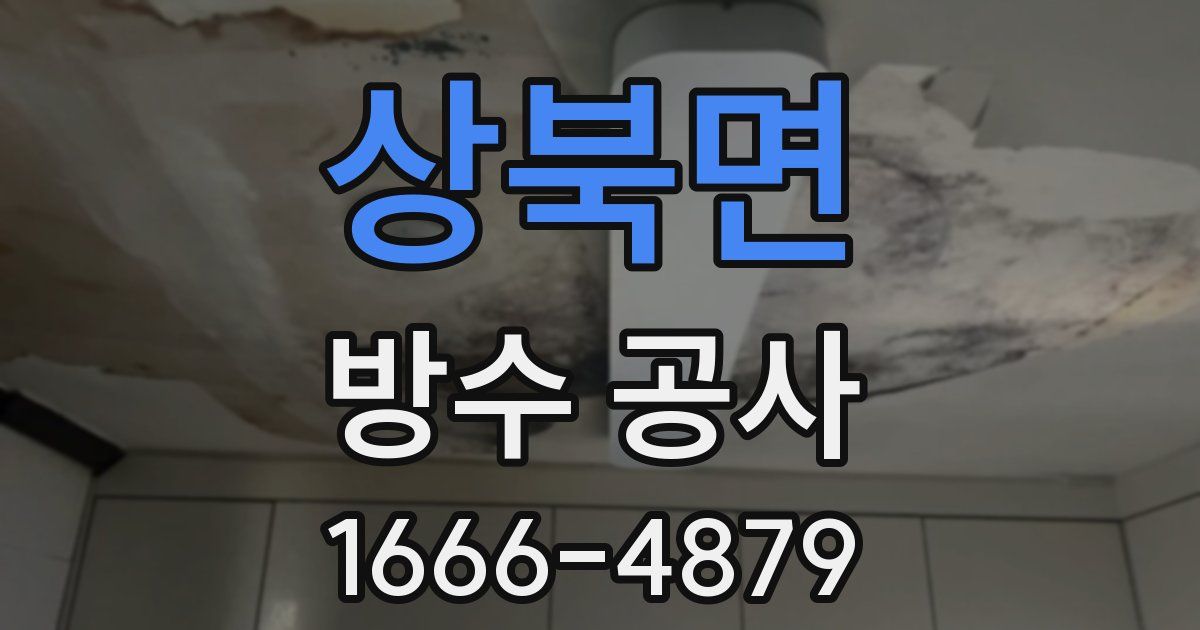 상북면 방수 공사