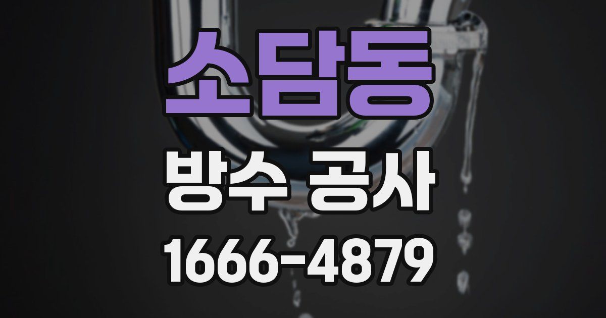 소담동 방수 공사