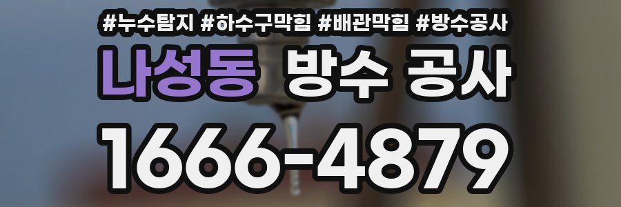 나성동 방수 공사