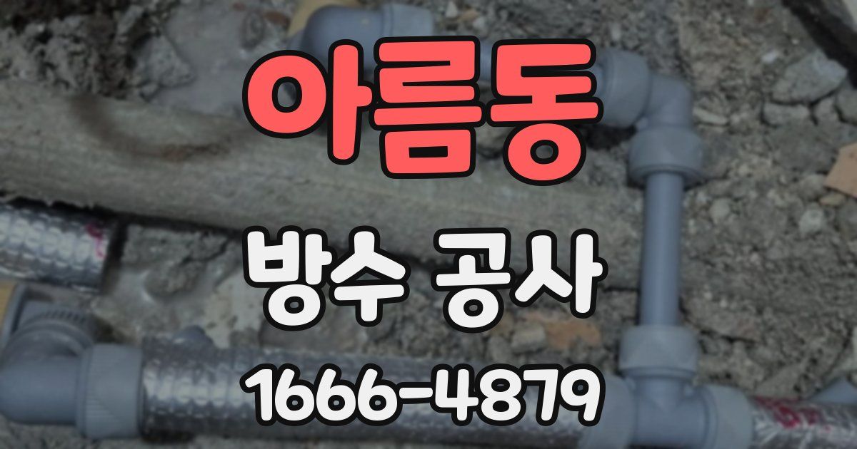 아름동 방수 공사