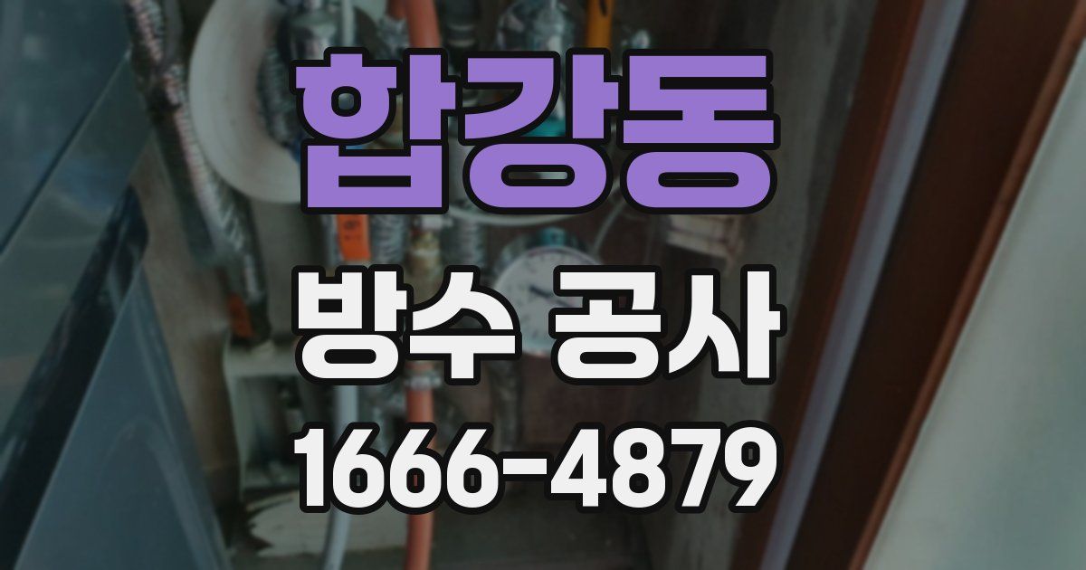 합강동 방수 공사