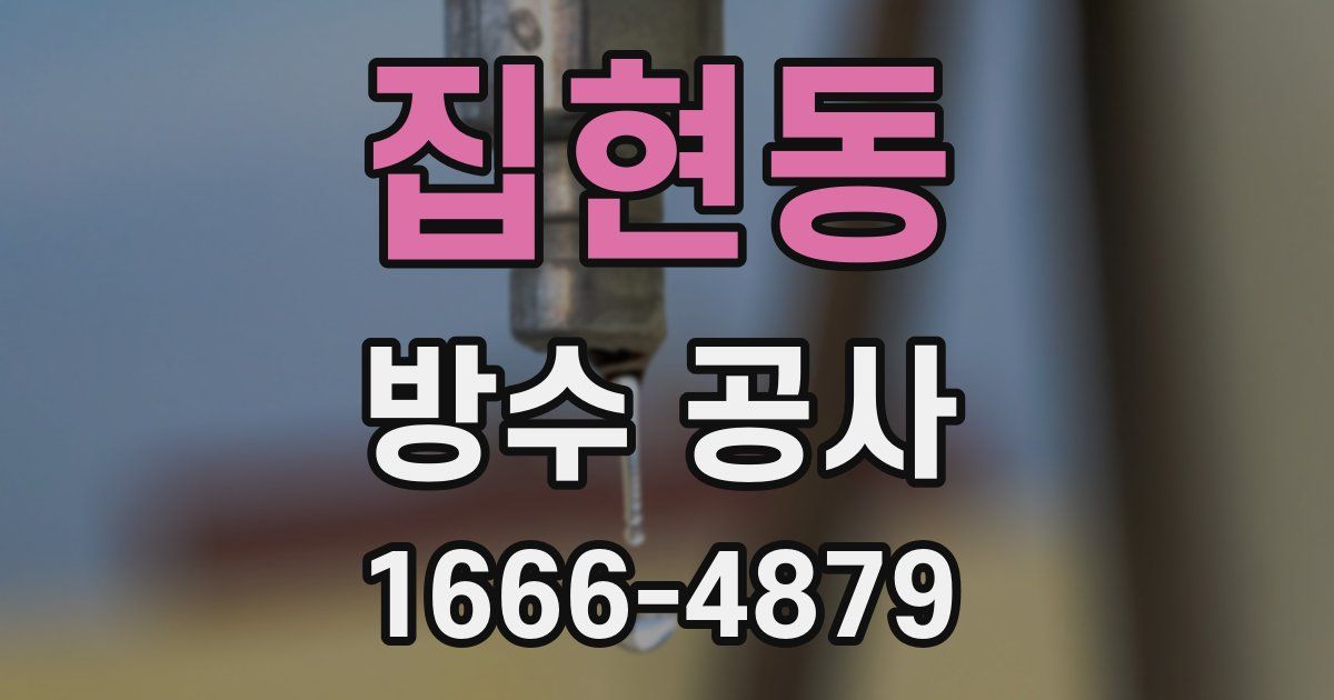 집현동 방수 공사