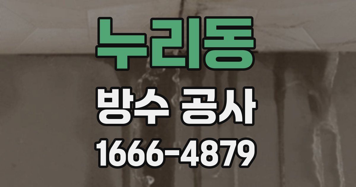 누리동 방수 공사