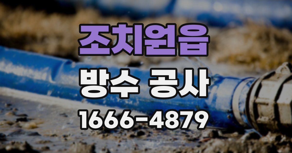 조치원읍 방수 공사