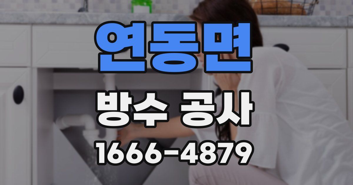 연동면 방수 공사