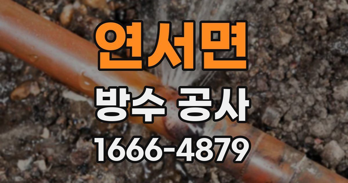 연서면 방수 공사