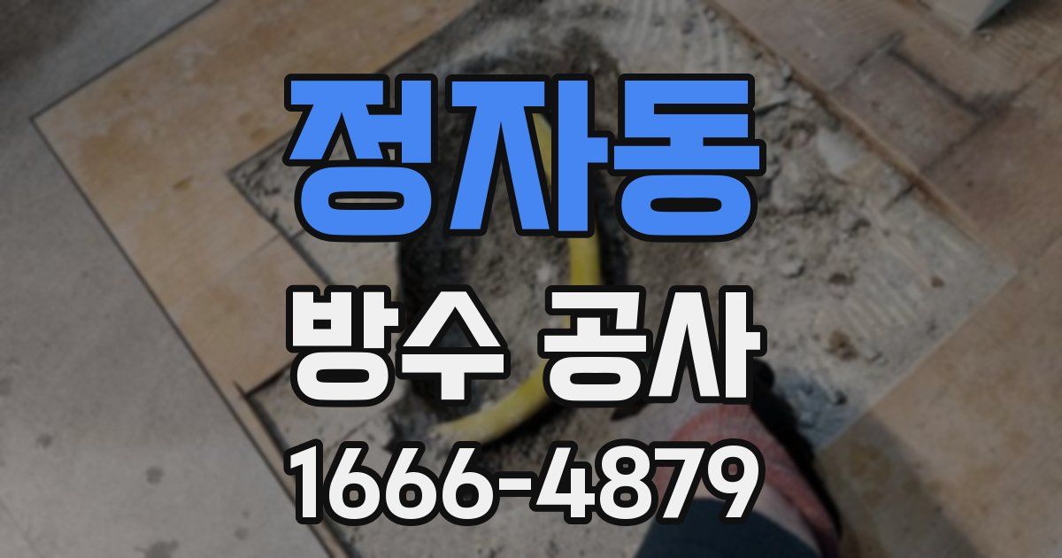 정자동 방수 공사