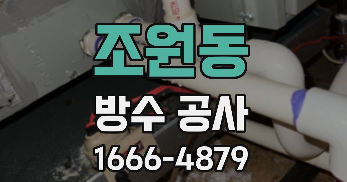 조원동 방수 공사